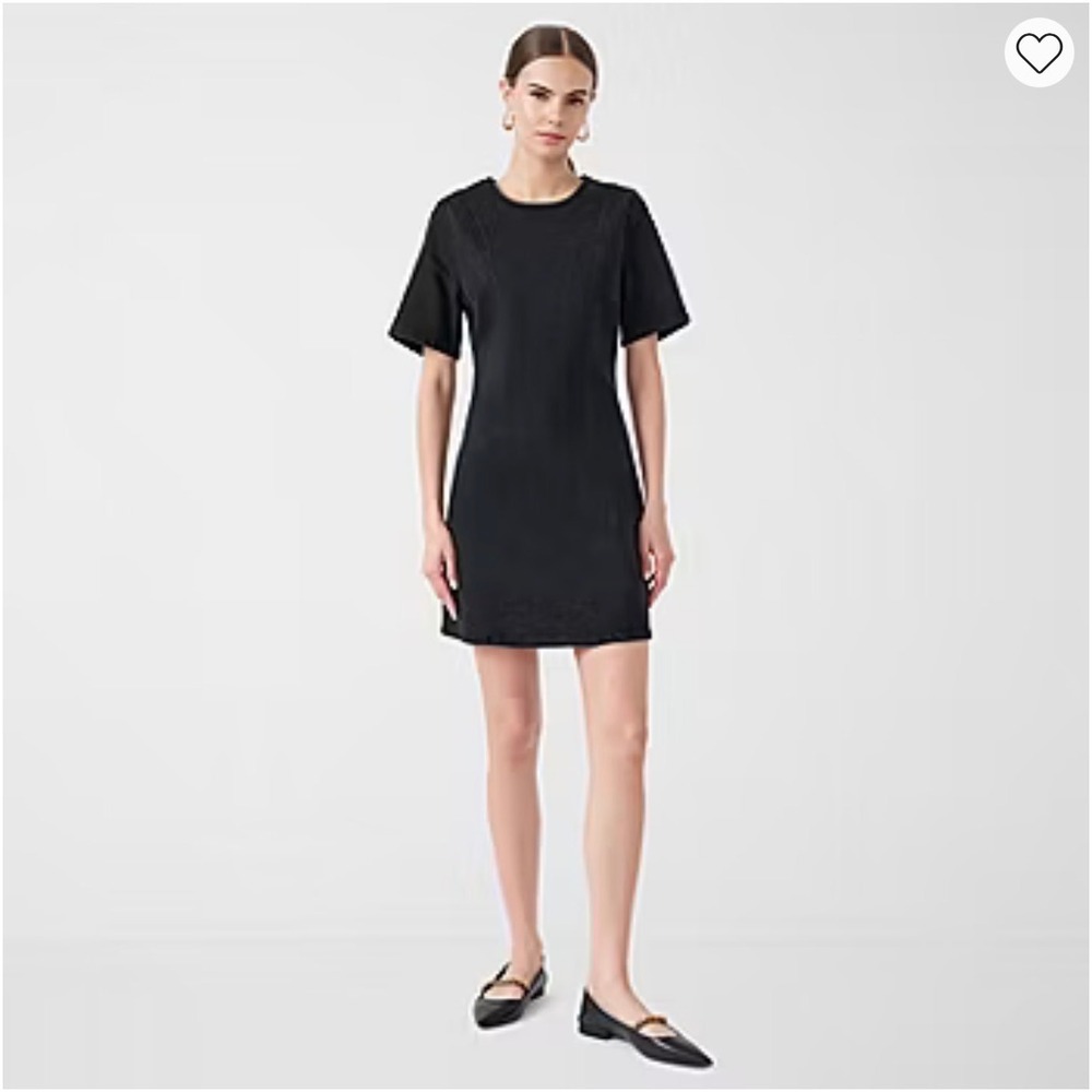 NWT RM‎ Rebecca Minkoff Womens Black Denim Short Sleeve Shift Dress Size XL